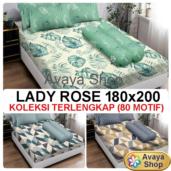 DISKONMANTAP A SPREI LADY ROSE 180x200 / LADY ROSE KING / SPRAI LADYROSE KING / LADY ROSE SPREI 180x