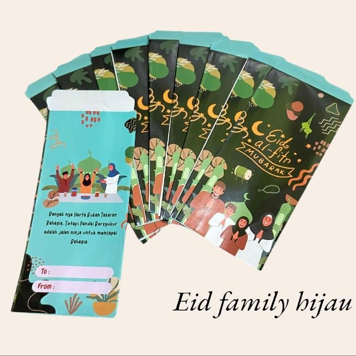 

[Dijual]Amplop Lebaran Jumbo(10pcs)/Bisa Pilih Motif/Jumbo Lebaran Islam Muslim - Eid Family Hijau Tua, Jumbo (10pcs)Terlaris