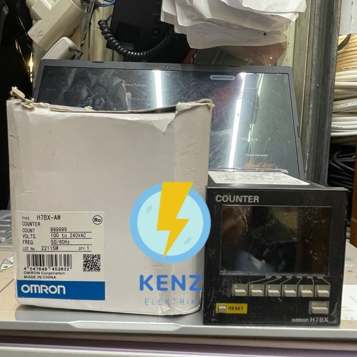 Omron H7BX-AW digital counter
