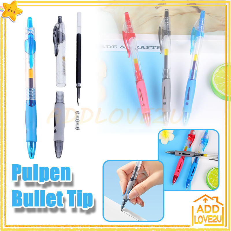

Pena Gel Simple/Gelpen Rectractable Kualitas Bagus/Gel Pen Pulpen