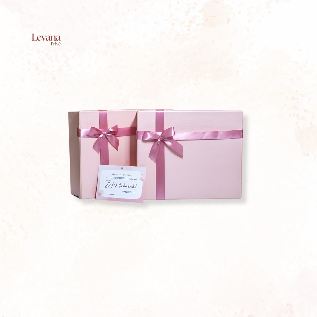 

Levana Exclusive Box Series – Kotak Hadiah Eksklusif | Box Hampers Elegan | Tempat Kado Mewah | Packaging Hadiah Premium – Busana Muslim Wanita Syari