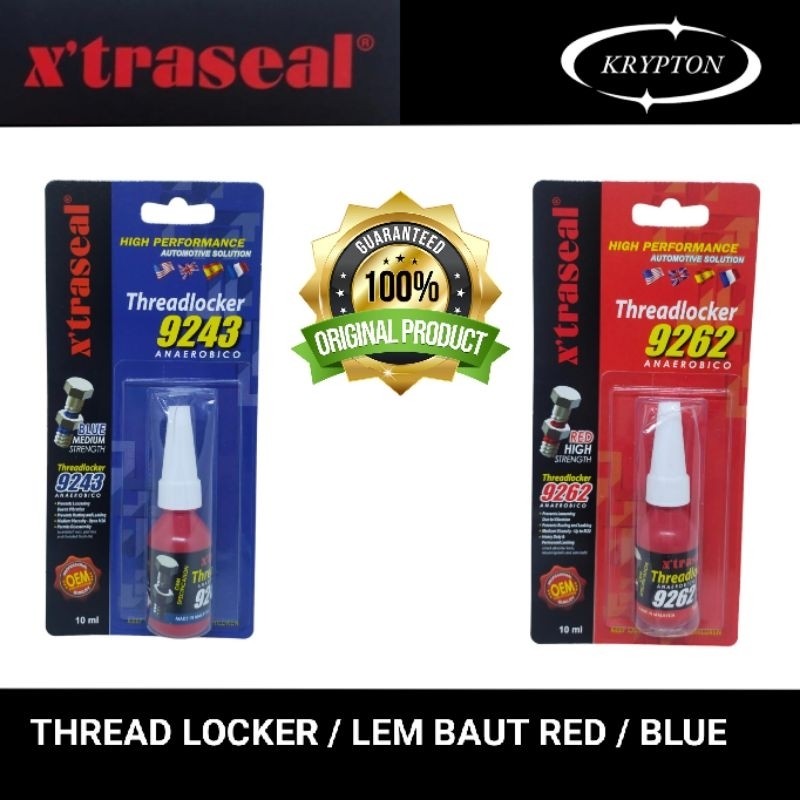 

extraseal thread locker / lem baut 10ml ( 100% terjamin original )KRYPTON STORE