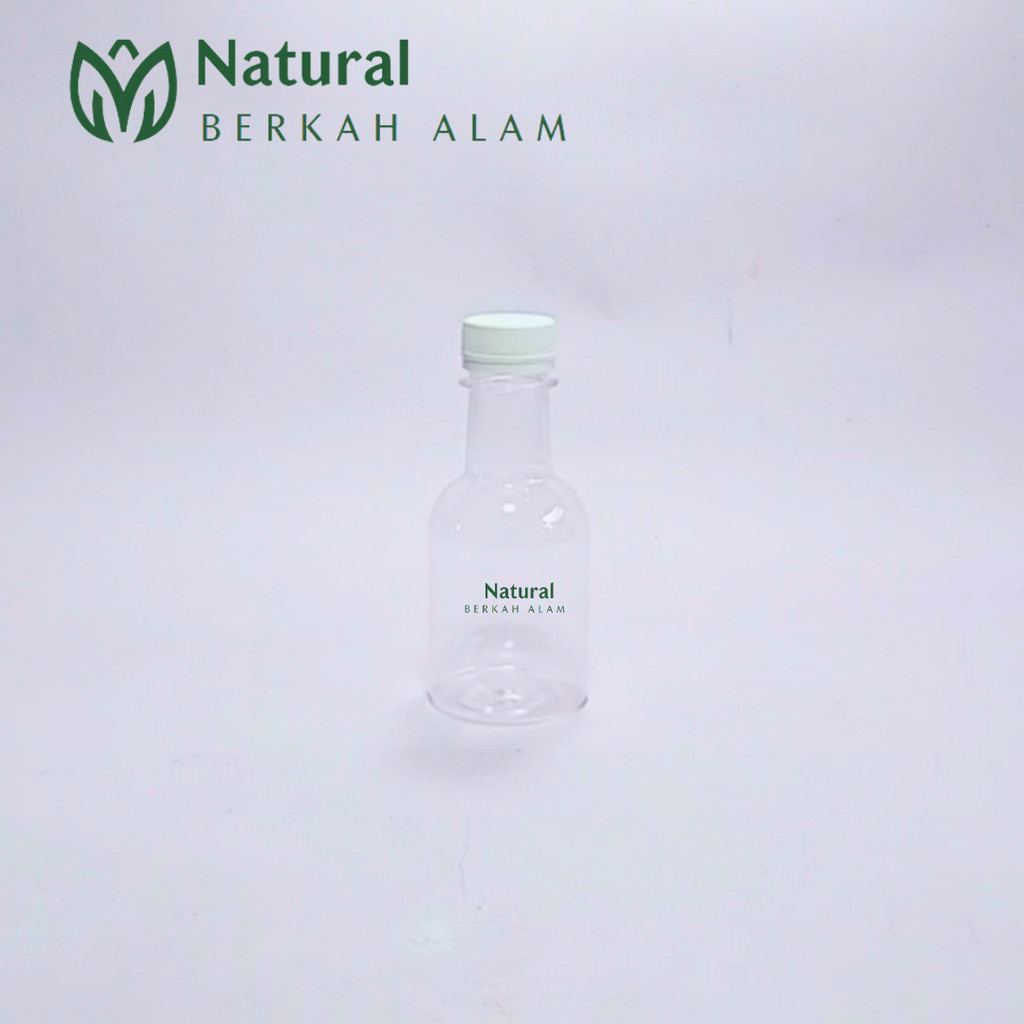 Botol 200 Ml Leher Tinggi Natural Tutup Plastik Long Neck 30 mm / Botol Plastik / Botol Minuman / Bo