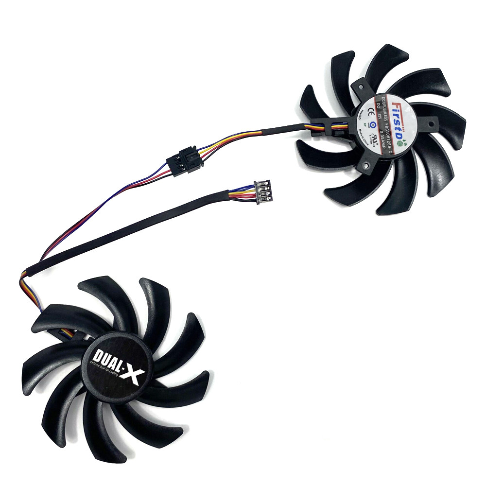 Cooling Fan NEW 85MM 4PIN FDC10H12S9-C FD7010H12S HD7950 GPU FAN For HIS RX580 470 Sapphire R9 270 2