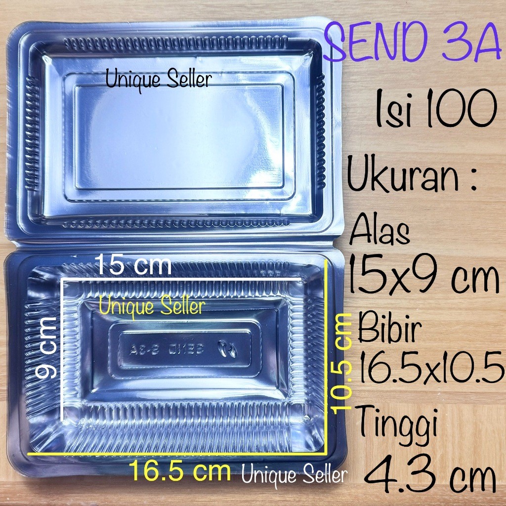 [Isi100] Mika 3A 3 A SEND / Mika Nasi Goreng Campur Kuning Daging Ayam Bakmi Bihun Kue Roti Jajan Wa