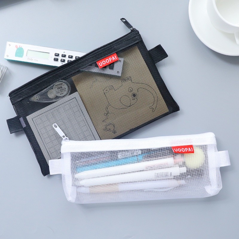 

UOOPAI Tempat Pensil POUCH PEN Tempat PULPEN MOTIF JARING