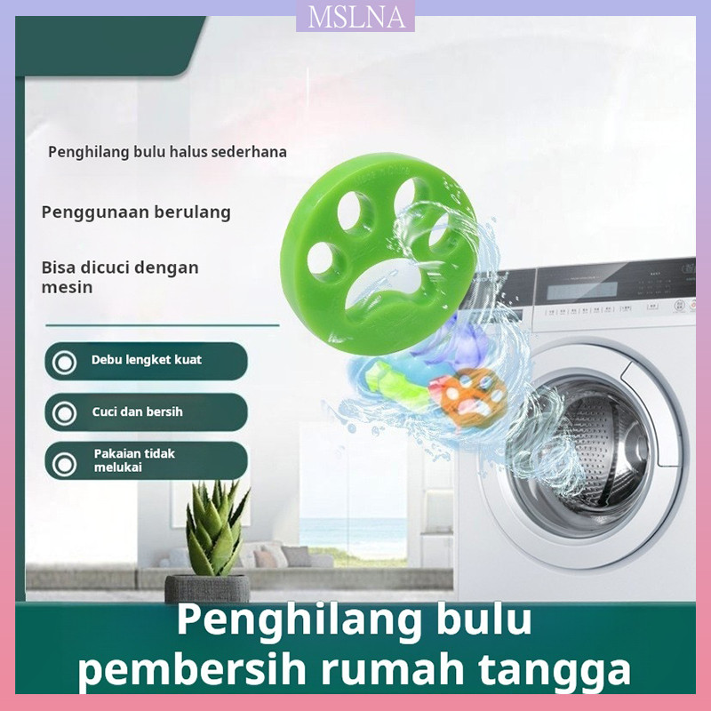 Artefak pembersih pakaian rumah tangga mesin cuci penghilang bulu cakar kucing silikon menyerap debu