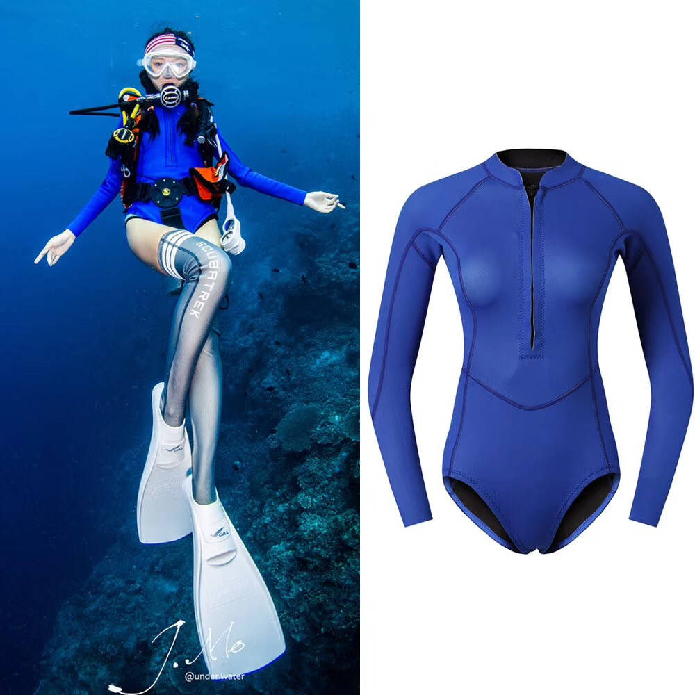 Woman neoprene surfing wetsuit 2mm
