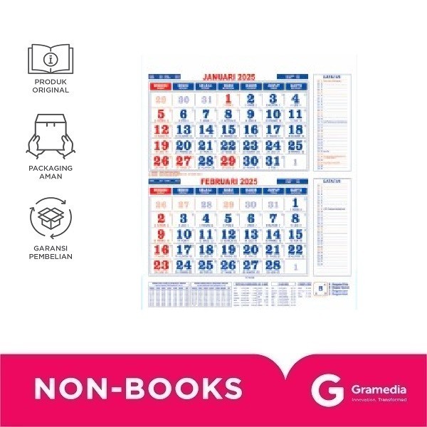 

Kalender Kerja Dwi Standard