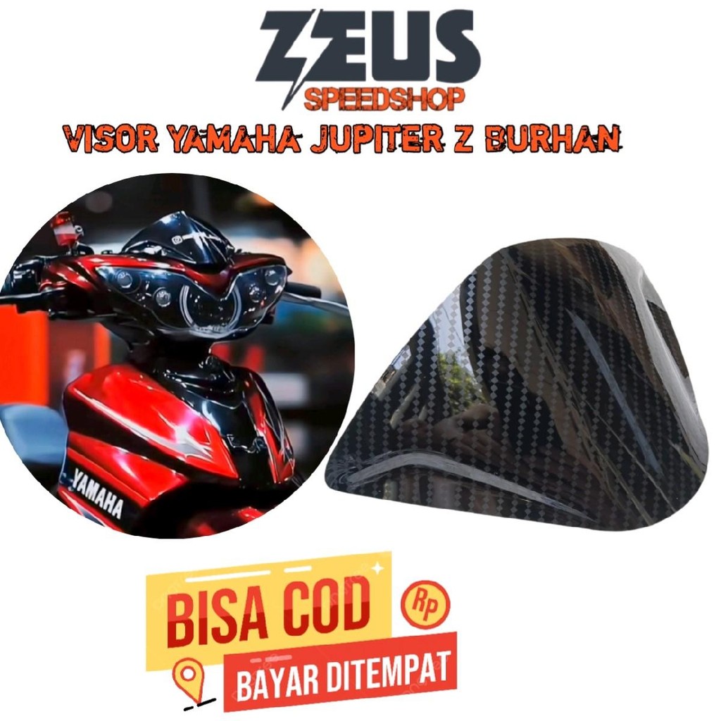 VISOR JUPITER Z BURHAN VISOR CARBON JUPITER Z BURHAN VARIASI JUPITER Z BURHAN Motorcycle