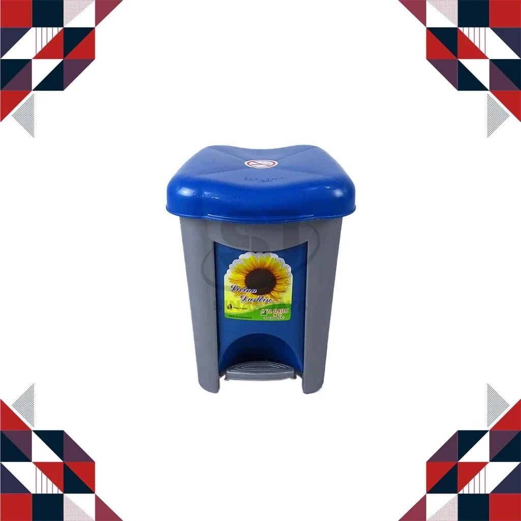 Tempat sampah injak SL / tempat sampah tutup injak 6-10-15 liter