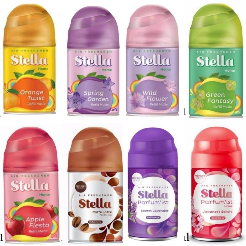 STELLA MATIC REFILL 160ML/ PENGHARUM RUANGAN REFILL STELLA