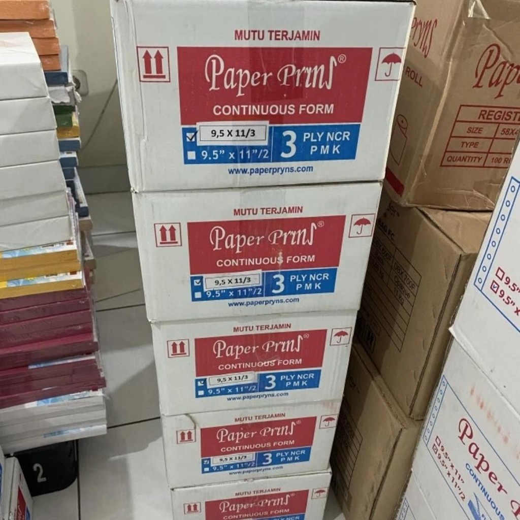

Kertas Continuous Form Paper Print 9.5 x 11 3 Ply Bagi 3 9.5x11/3