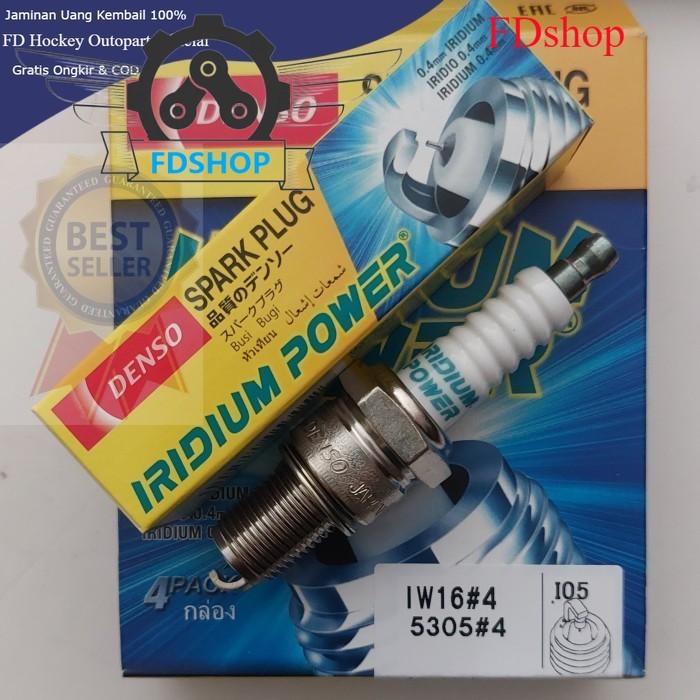 Busi Iridium Toyota Kijang Karbu Efi Krista Kapsul Rangga DENSO IW16