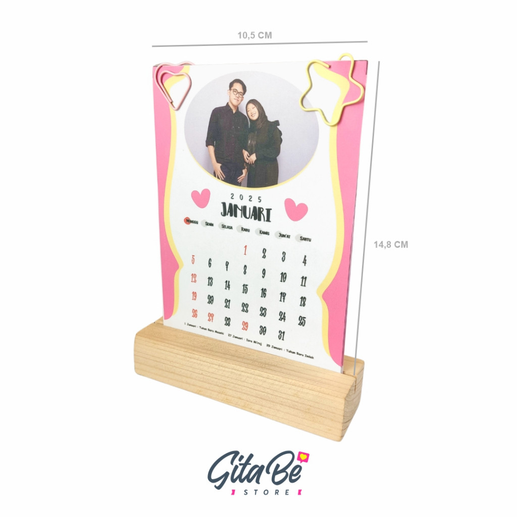 

MINI STANDING KALENDER 2025 CUSTOM | KALENDER LUCU | KALENDER COUPLE | KALENDER CUSTOM FOTO | CETAK KALENDER TAHUN BARU | KADO UNIK | HADIAH UNIK | FOTO KALENDER [SAN BWI]