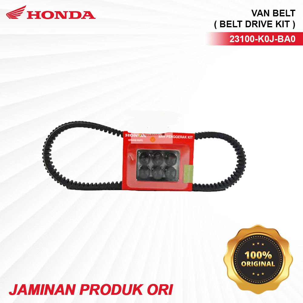 ORIGINAL AHM VAN BELT (Belt Drive Kit) – V BELT SEMUA MOTOR BEAT, BEAT STREET, GENIO, DAN SCOOPY ORI