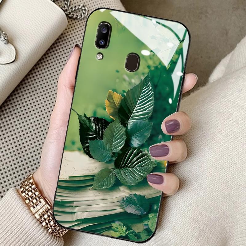 Casing For Samsung A20 A20s A21s A22 4G A22s A23 5G A24 A25 Case HD Kaca Silikon Belakang Artistik D