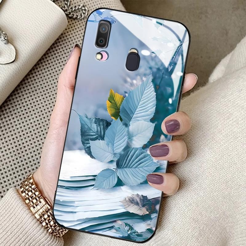 Casing Kaca Keras For Samsung A30 A30S A31 A32 4G A33 5G A34 A35 A70 A70S A71 4G A72 A73 Silikon Bel