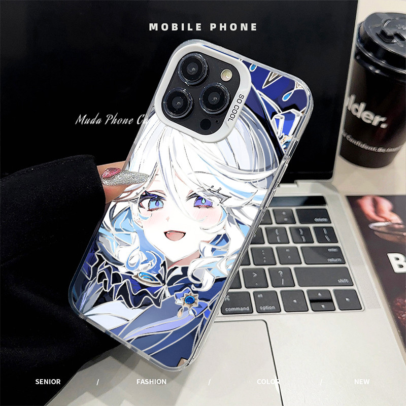 Infinix Case Genshin impact Furina Case Infinix Hot 9 10 11 30 PLAY 30 30I 40 40PRO NOTE 12G96 30 30