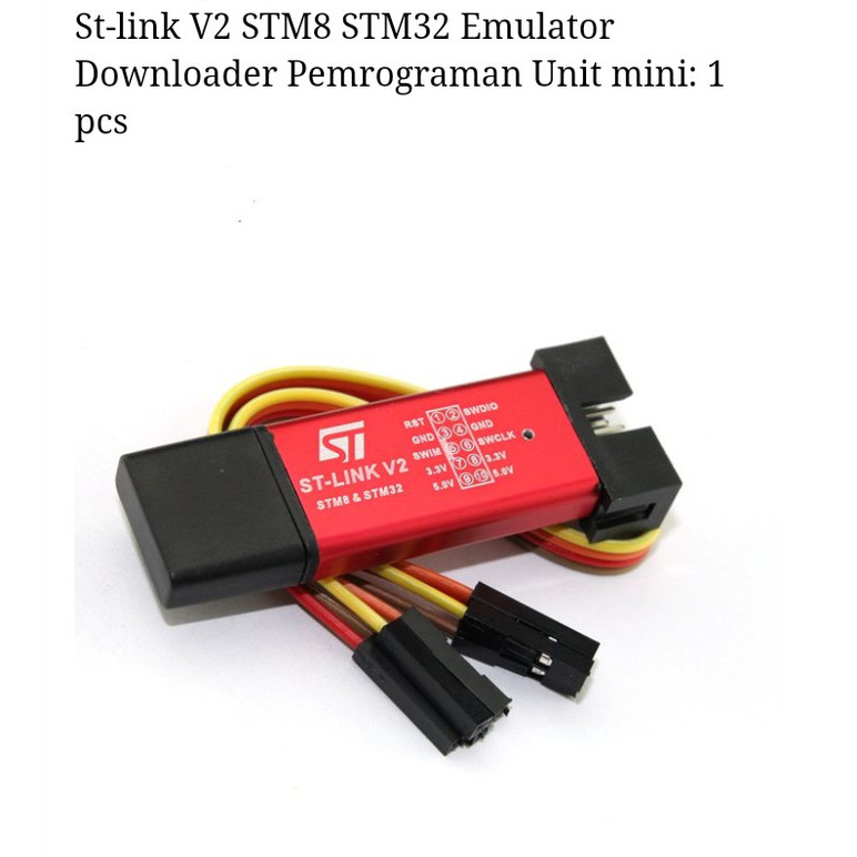 NS99 ST-Link V2 STM8 STM32 Emulator Download Auto Programmer n jumper