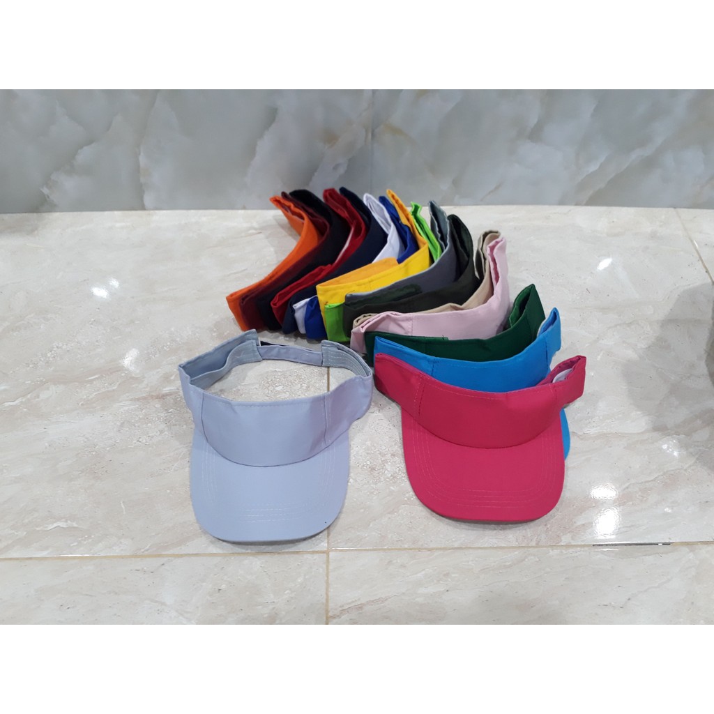 TOPI CADDY VISOR HAT GOLF SENAM ZUMBA OLAHRAGA TENIS POLOS PRIA WANITA DEWASA BISBOL CEWEK COWOK LAK