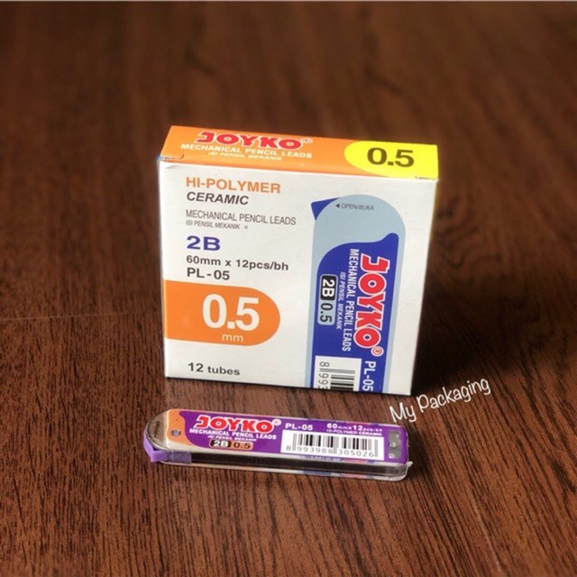 

Pencil Lead / Isi Pensil Mekanik Joyko PL-05 / 2B / 0.5 mm (SATUAN)
