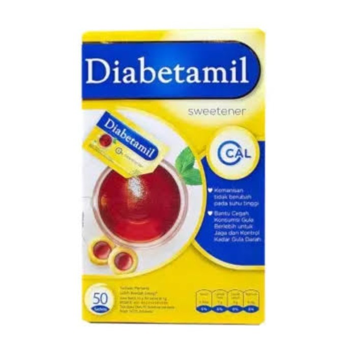 

DIABETAMIL SWEETENER 50 SACHET TERMURAH