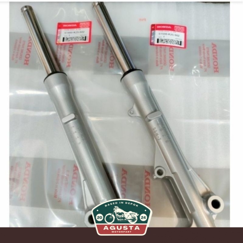 SHOCK DEPAN SOK DEPAN BEAT FI VARIO 125 INJEKSI 1SET ASSY K25 HONDA Ori