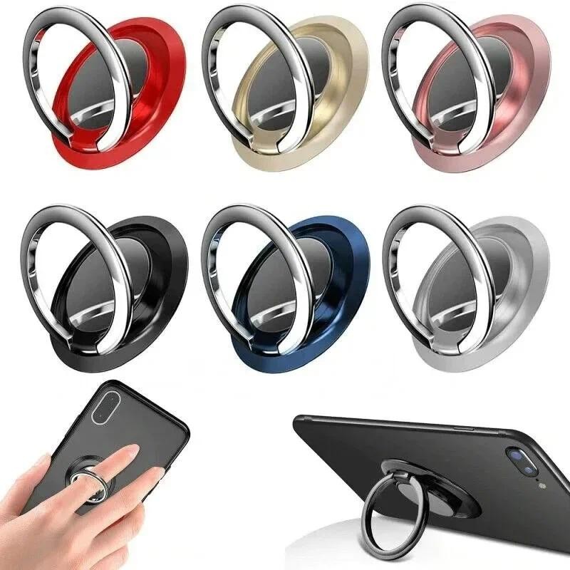 Phone Finger Ring Holder Stand Grip Folding Rotatingfor iPhone 13 14 15 Samsung Xiaomi Back Sticker 