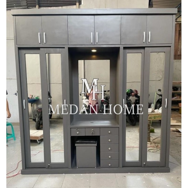 [RUMAHMEBEL88] PROMO Lemari Pakaian Tempah Modern