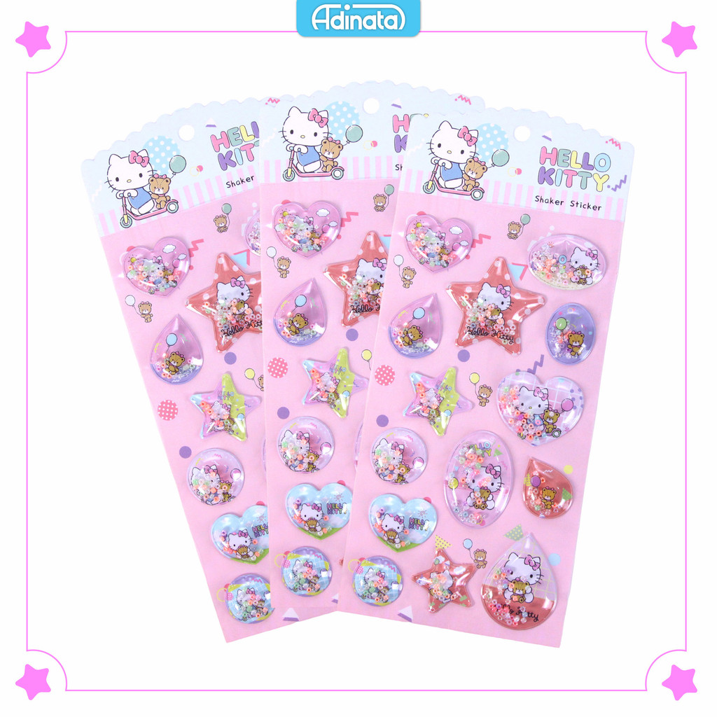 Hello Kitty Shaker Stickers 2405-6146 - Adinata / Sticker