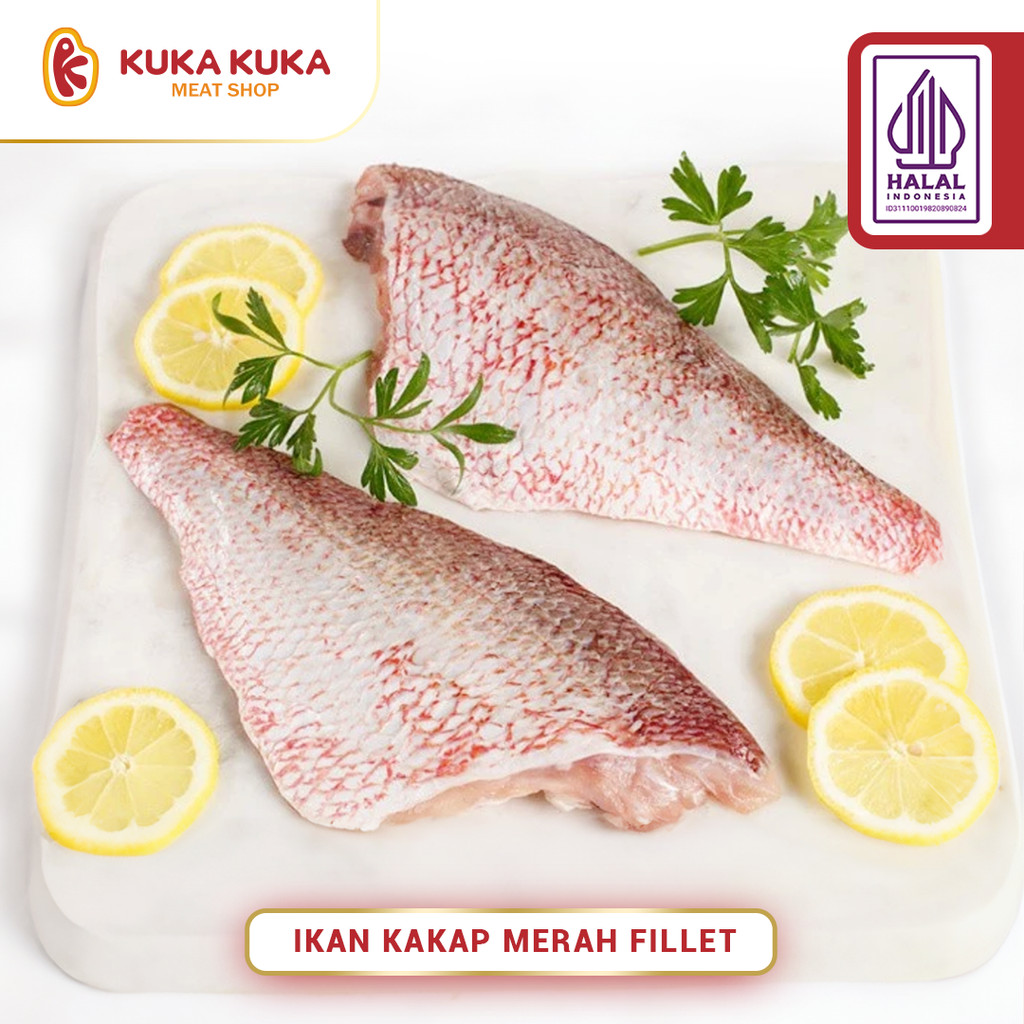 

Ikan FIllet Kakap Merah / Red Snapper Fish Fillet Premium 1kg