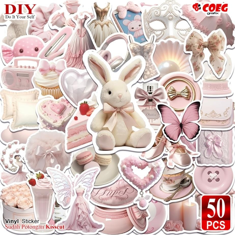 

50 PCS Stiker Aesthetic Balet Pink Girly Vinyl Anti Air CG66 Buku Casing HP Laptop Botol Helm WaterproofTampilkan sisi feminin dan elegan Anda dengan 50 stiker aesthetic bertema balet berwarna pink girly! Stiker ini cocok untuk Anda yang suka dengan gaya