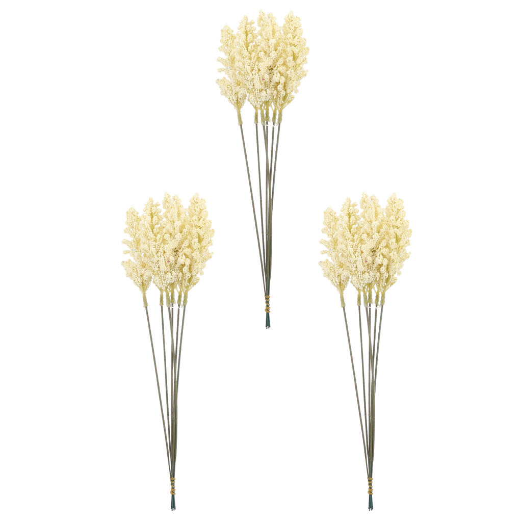 

18 PCS Artificial Corn Ear Fake Flower Dry Flowers Decorative Wheat Stalks Dried Bouquet Desktop Plants