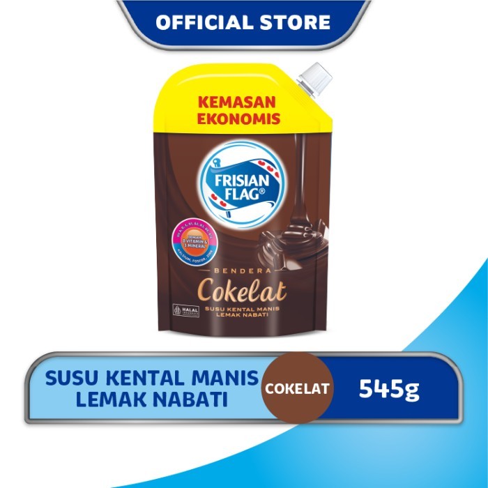 

Frisian Flag Bendera Kental Manis Cokelat Pouch 545g