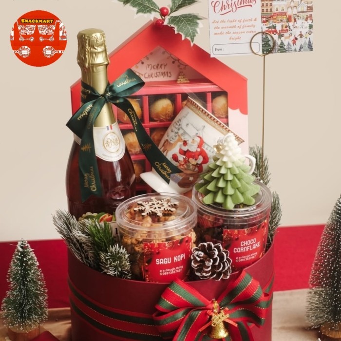 

Hampers Natal Nastar Premium / Parcel Natal Nastar / Hampers Natal Kue Kering / Parcel Natal 2024 / Christmas Hampers / Christmas Gift / Christmas Hampers 2024 -Snowflake