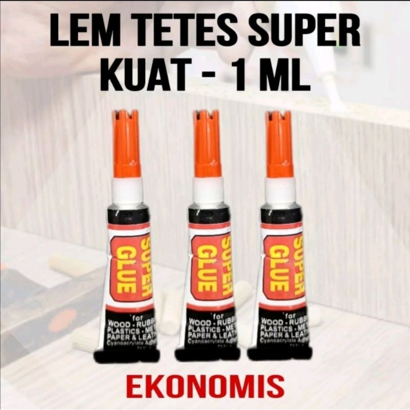 

IDJ Lem Super Glue tetes super kuat Lem tetes korea