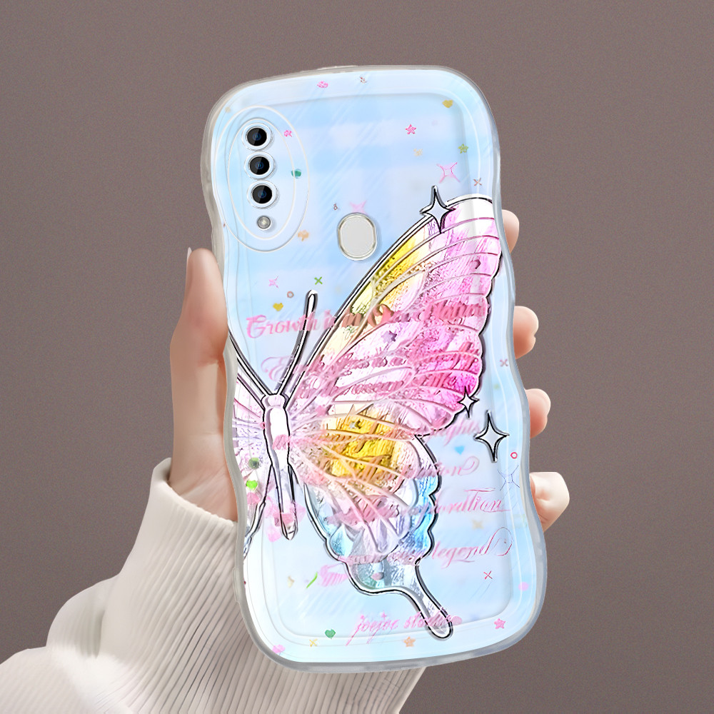 OPPO A31 2020 Case Softcase Casing Hp Kesing Soft  Kartun Lucu Cassing Cute Kupu 4974