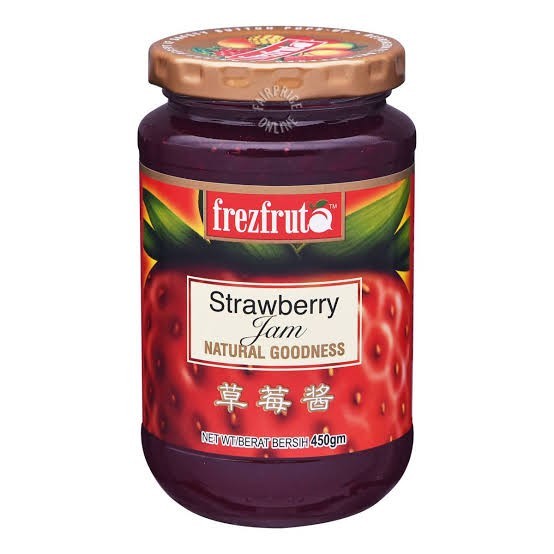 

Frezfruta Strawberry Jam Natural Goodness 450g Frezfrut Selai Stroberi