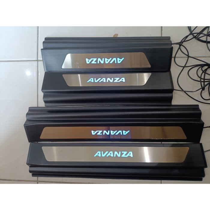 Sillplate Avanza 2022 Led Blue Pijakan Kaki Avanza 2022