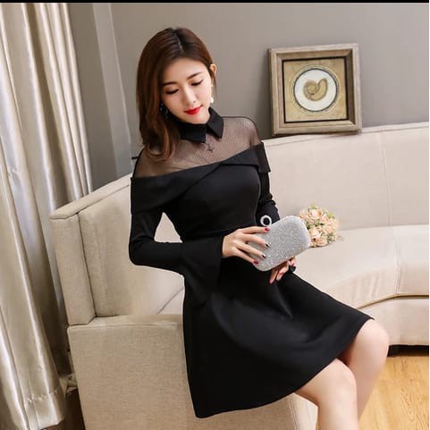 New COD [Dress Lila] Dress Korean Style / Dress Natal / Baju wanita modern 2024 / Dress modern 2025 