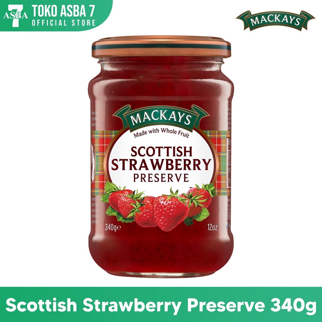 

MACKAYS SCOTTISH STRAWBERRY PRESERVE 340G
