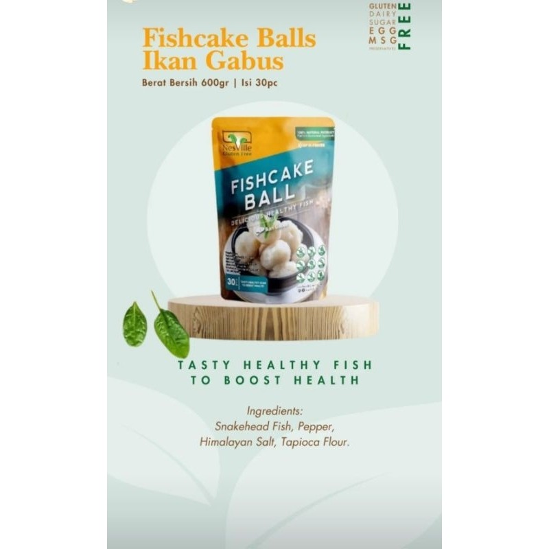 

NESVILLE - FISHCAKE BALLS 600gr GLUTEN FREE