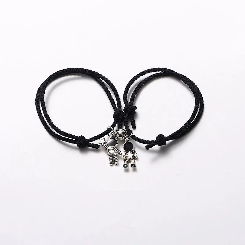 (wk acc ) (ISI 2) GELANG COUPLE ASTRONOUT / gelang couple magnet astronot pasangan persahabatan - as