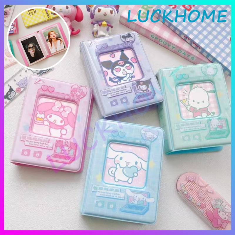 Collect Book Photo Card 40 Slot Album Foto Polaroid Album Photocard Tempat Foto Mini Sanrio Buku Pen