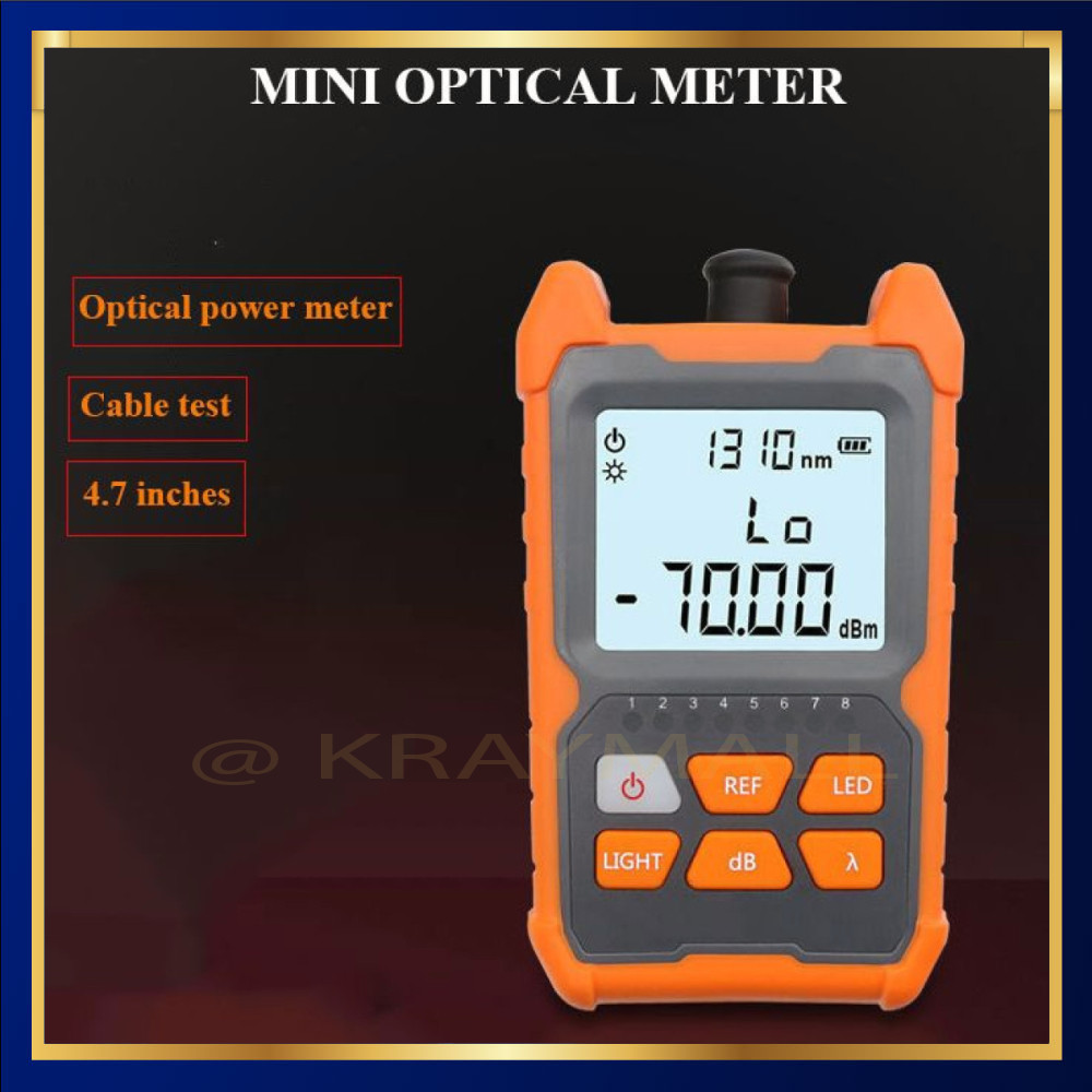 Alat Tester Kabel Fiber Optik 2in1 OPM Power Meter 6dBm - LW-NK-706