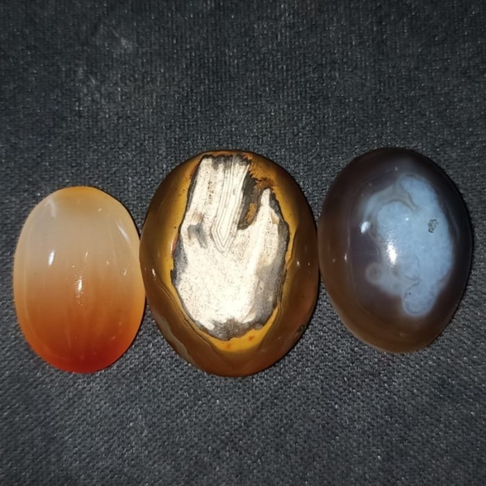 Paket Nomor 49 Natural Batu Akik Motif Gambar Unik Antik Bukan Cincin Perak Emas Bacan Pirus Kecubun