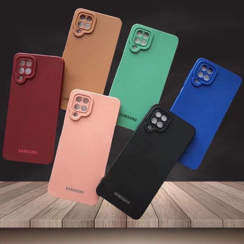 Soft Case Macaron Samsung A12/M12/F12 Casing Warna Pro Camera 3D