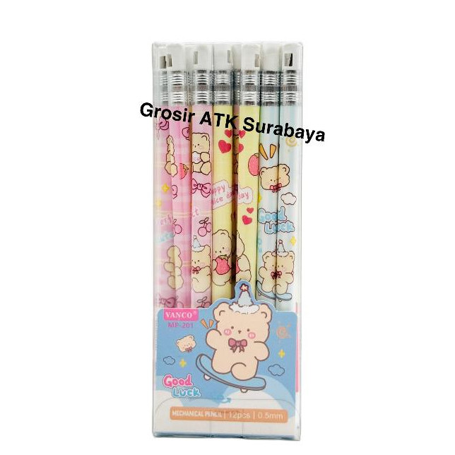 

( StaLand ) / ( DAPAT 1 PENSIL ) Pensil Mekanik Vanco 2.0 2,5 Motif Anak Lucu Lucu Disney Avenger Frozen Sanrio 1