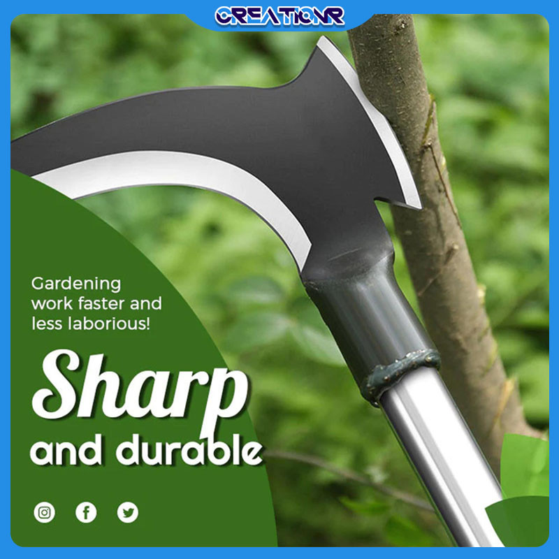 40cm Arit Rumput Baja Super Tajam/sabit Rumput Baja Asli Super Tajam/sabit Rumput/sabit Potong Rumpu